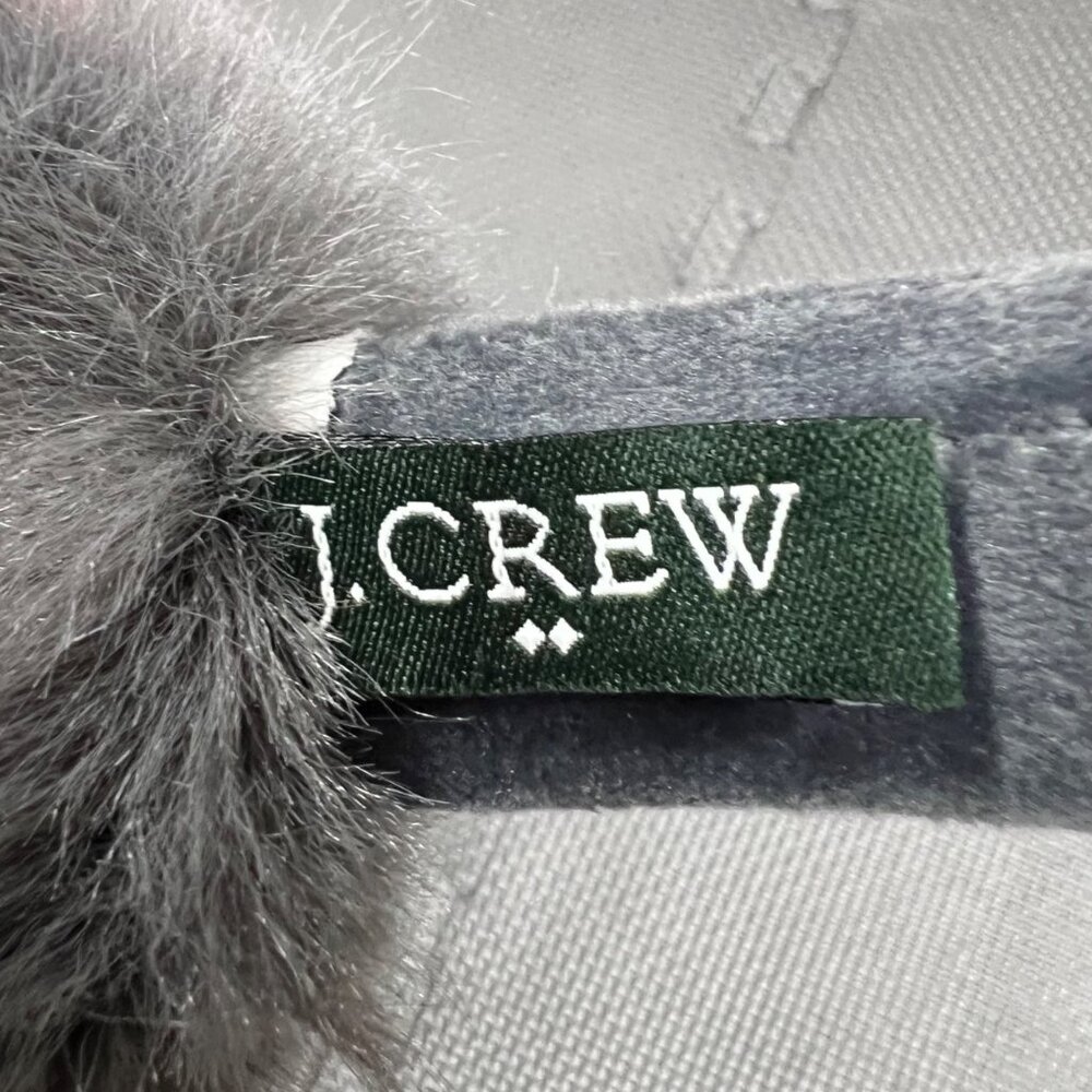 J.Crew Faux Fur Gray Earmuffs For Winter & Cold Weather - Picture 3 of 4